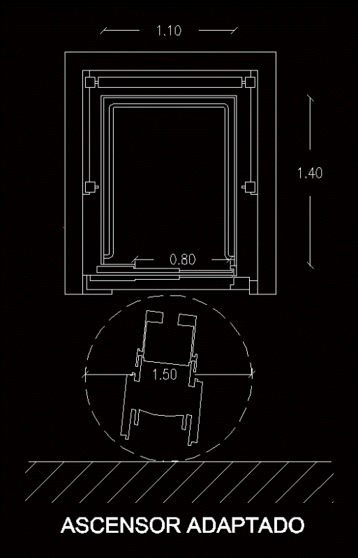 Elevator DWG Block for AutoCAD