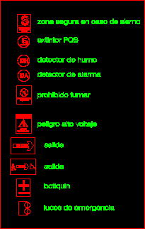 Evacuation Symbols DWG Block for AutoCAD • Designs CAD