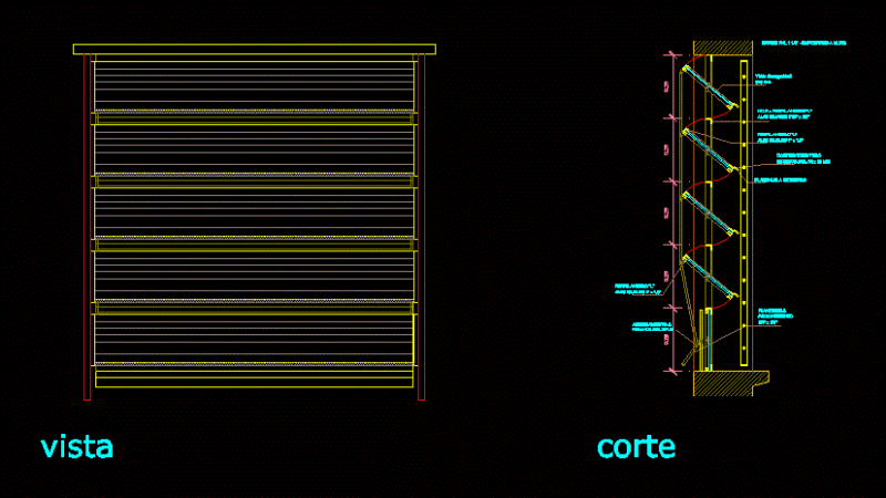 Extreme Metal Carpinteria DWG Block for AutoCAD