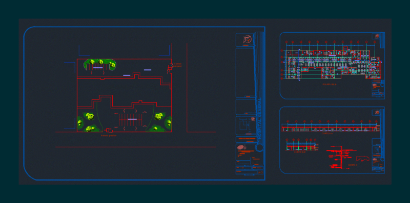 Family Medical Clinic DWG Block for AutoCAD