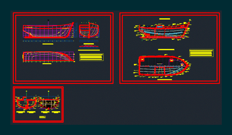 Fishing Boat DWG Block for AutoCAD