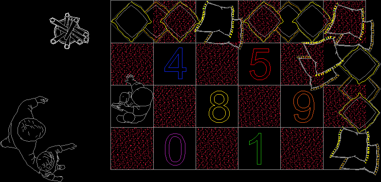 foamy carpet preschool dwg block for autocad • designs cad