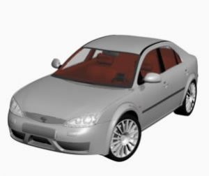 Ford Mondeo 3D MAX Model for 3D Studio Max