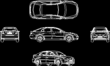 Ford Mondeo DWG Block for AutoCAD • Designs CAD