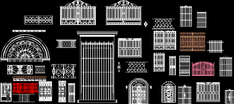 Forges Drawing DWG Model for AutoCAD