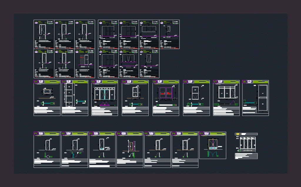 Form Cabinet DWG Detail for AutoCAD