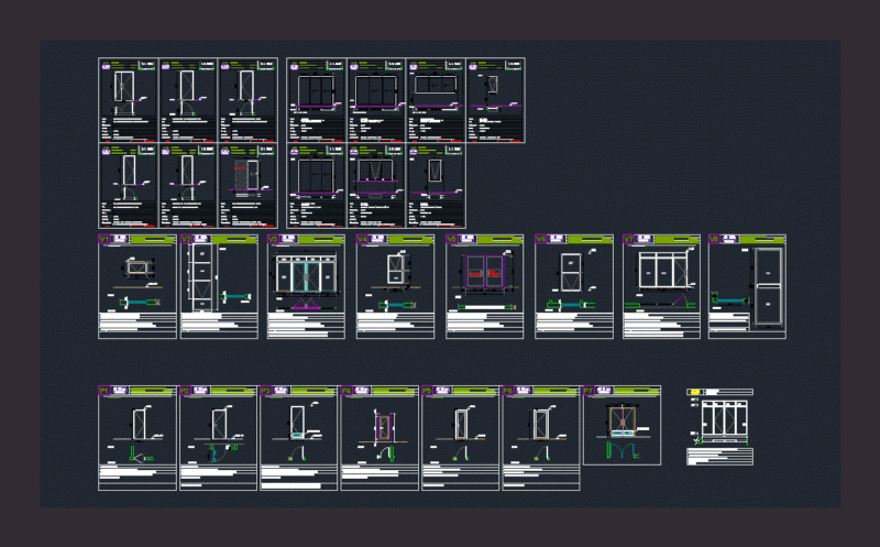 Form Cabinet DWG Detail for AutoCAD