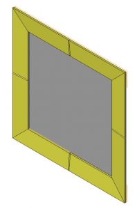 Framed Mirror 3D RFA Model • Designs CAD