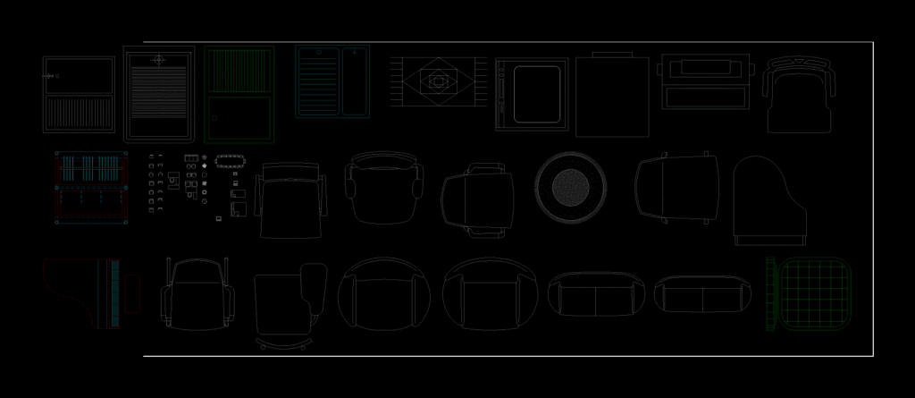 Furniture DWG Block for AutoCAD