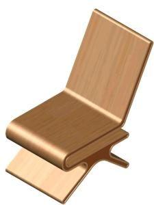 Furniture Chair 04 3D DWG Model for AutoCAD