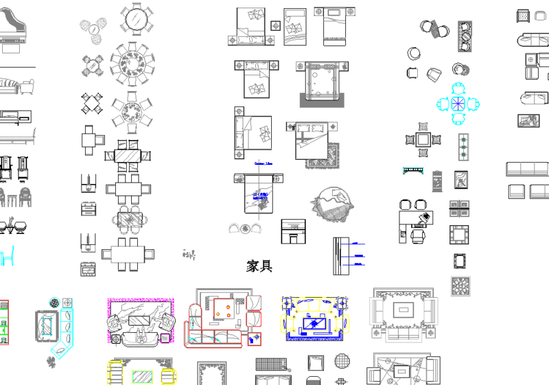 Furniture Classic DWG Elevation for AutoCAD