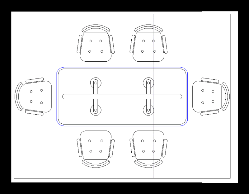 Furniture Dining Room Furniture DWG Block for AutoCAD