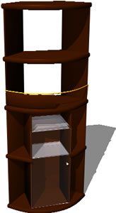 Display Furniture 3D DWG Model for AutoCAD