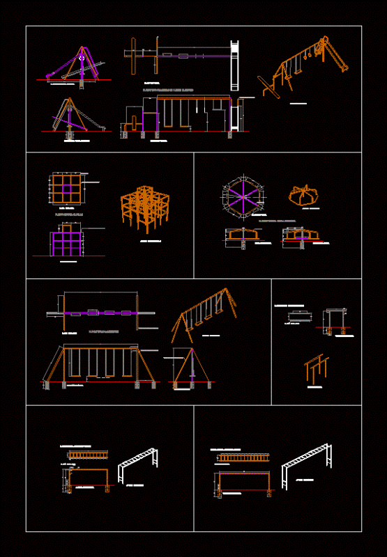 Games For Children DWG Elevation for AutoCAD
