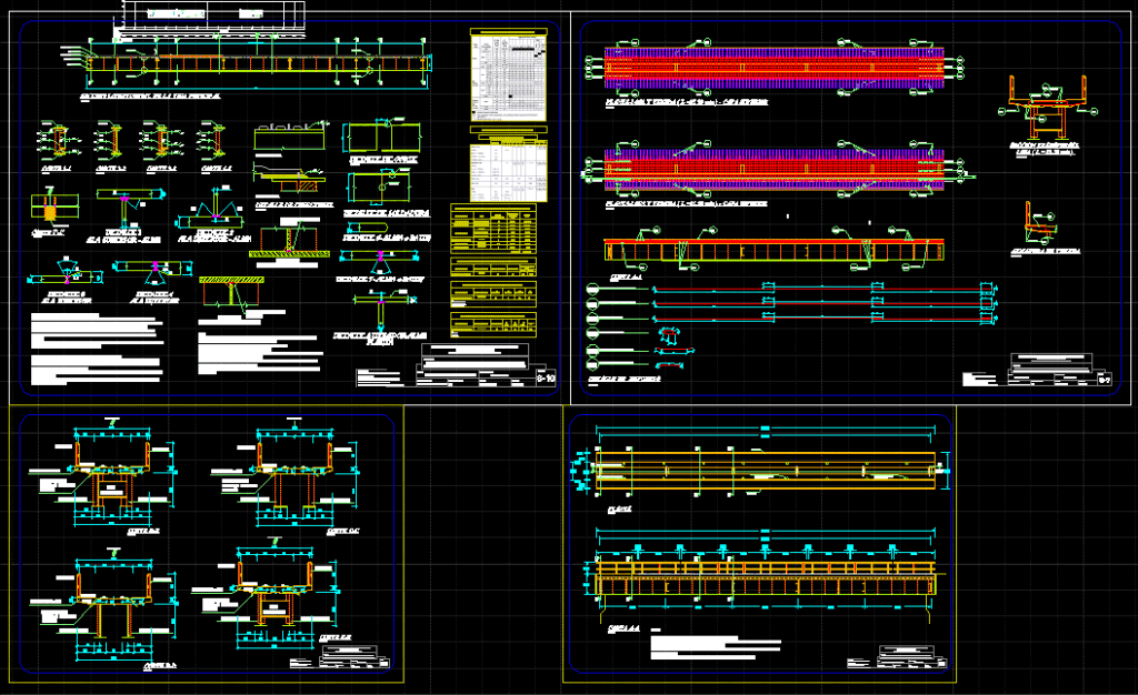 Garou Bridge DWG Plan for AutoCAD