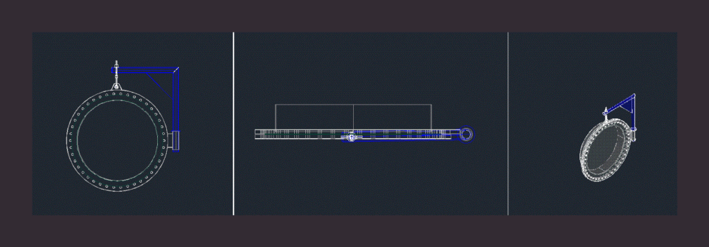 Gate 3ft DWG Block for AutoCAD