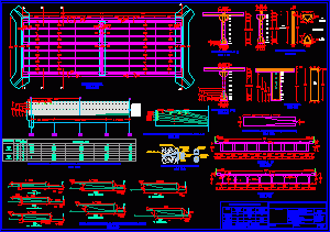 General Details Of Bridge Super -Structure DWG Section for AutoCAD
