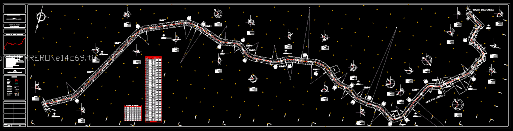 Geometric Project Road DWG Full Project for AutoCAD