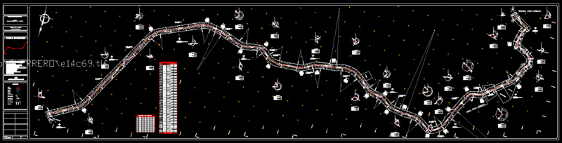 Geometric Project Road DWG Full Project for AutoCAD