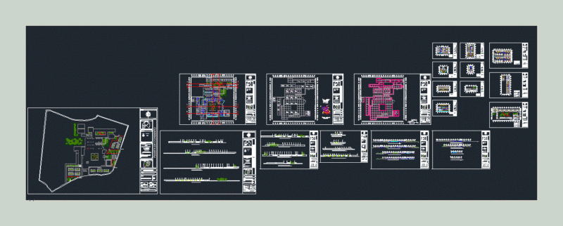 Geriatric Hospital DWG Section for AutoCAD