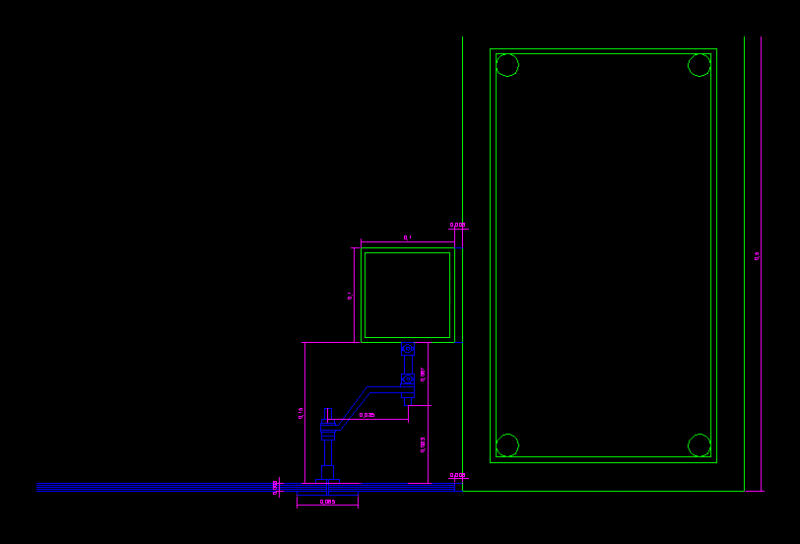 Glass Chandelier DWG Detail for AutoCAD