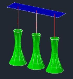Hanging Lamp DWG Block for AutoCAD