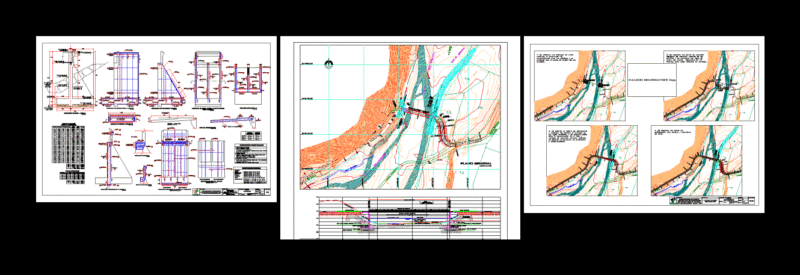 H Beam Bridge DWG Block for AutoCAD