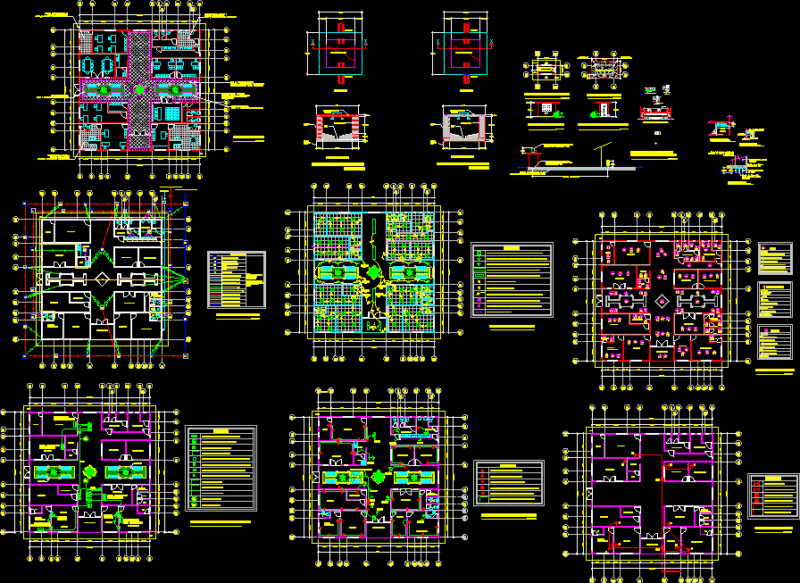 Health Center 2 DWG Detail for AutoCAD