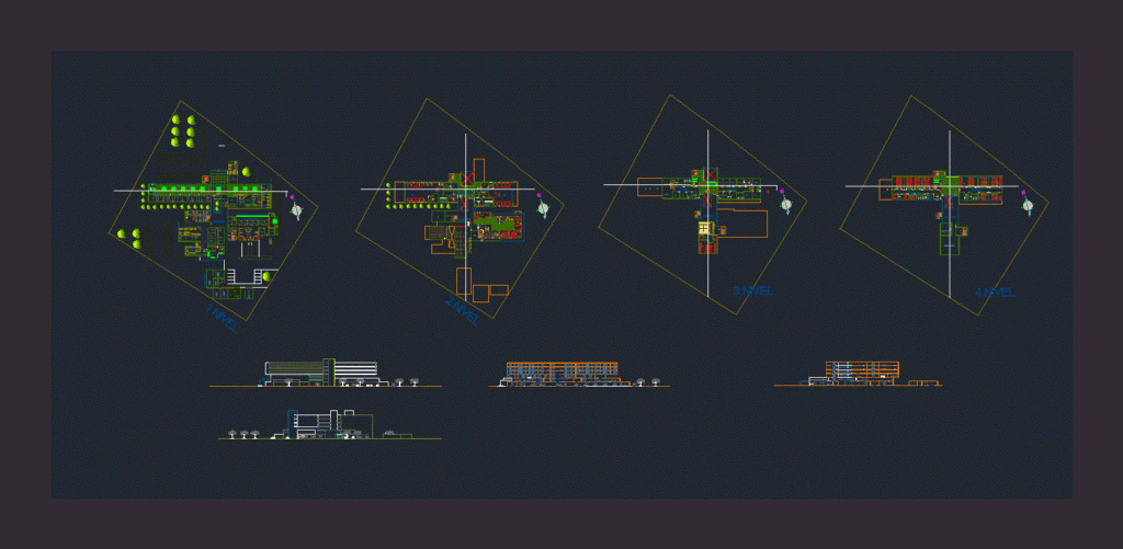Health Center DWG Block for AutoCAD