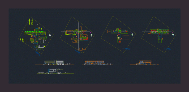 Health Center DWG Block for AutoCAD