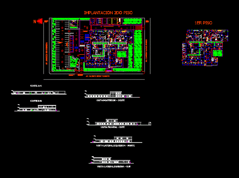 Health Center Type C DWG Block for AutoCAD