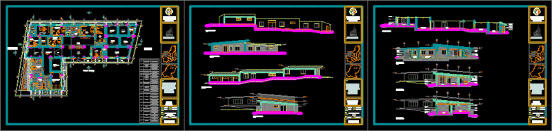Health Post DWG Block for AutoCAD
