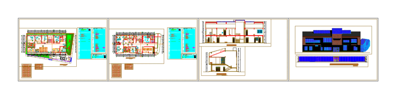 Health Post DWG Block for AutoCAD