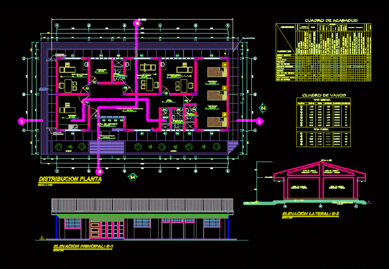 Health Post DWG Plan for AutoCAD