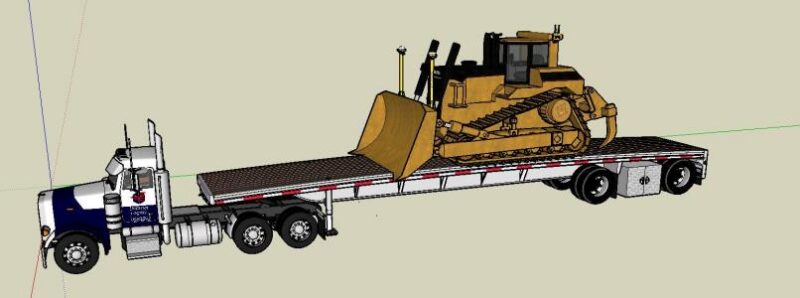 Heavy Equipment 3D SKP Model for SketchUp