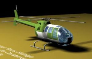 Helicopter In 3D 3DS Model for 3D Studio Max • Designs CAD