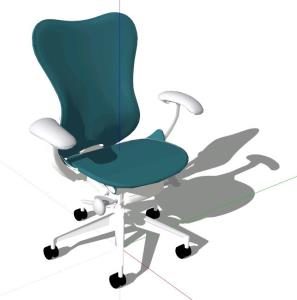 Herman Miller Mirra 2 – Chair 3D SKP Model for SketchUp