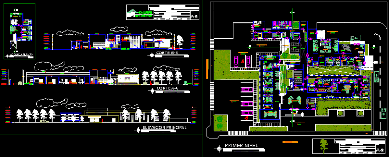 Hhealth Center With Emergency DWG Block for AutoCAD