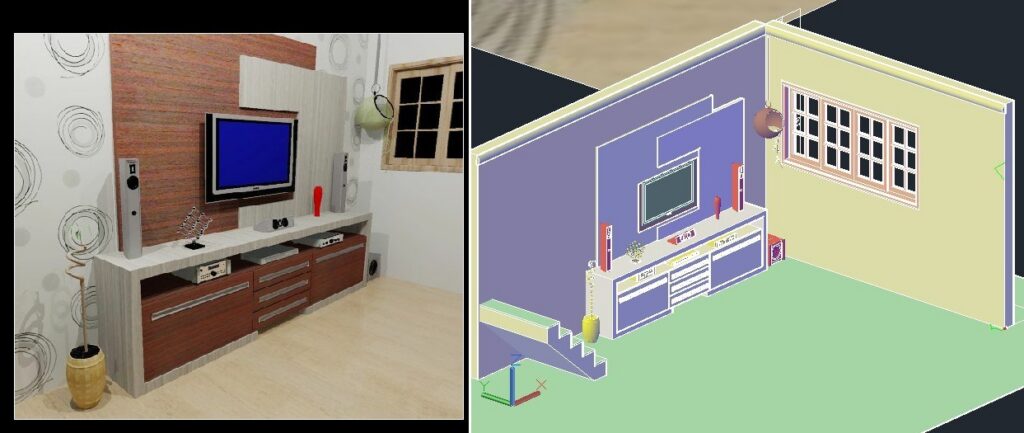 Home Theater 3D DWG Model for AutoCAD