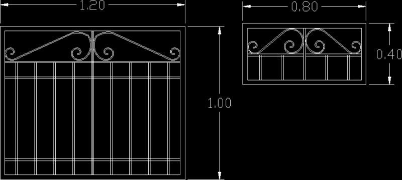 Home Window DWG Block for AutoCAD