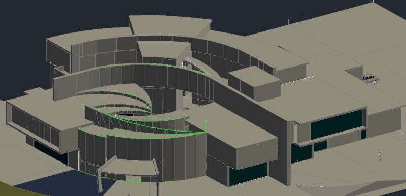 Hospital 3D DWG Model for AutoCAD
