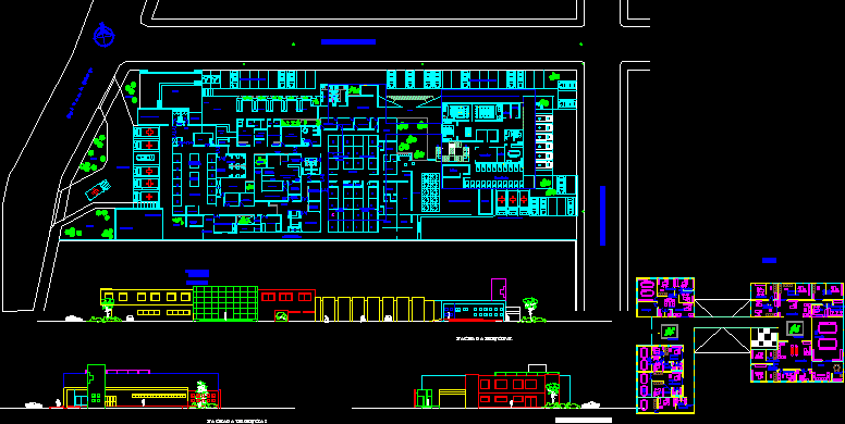 Hospital DWG Section for AutoCAD • Designs CAD