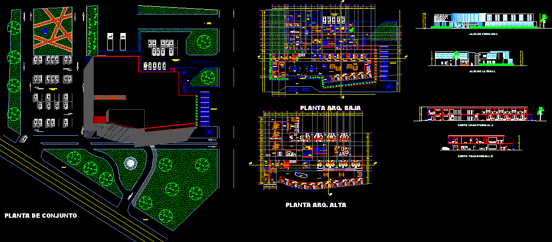 Hospital DWG Section for AutoCAD • Designs CAD