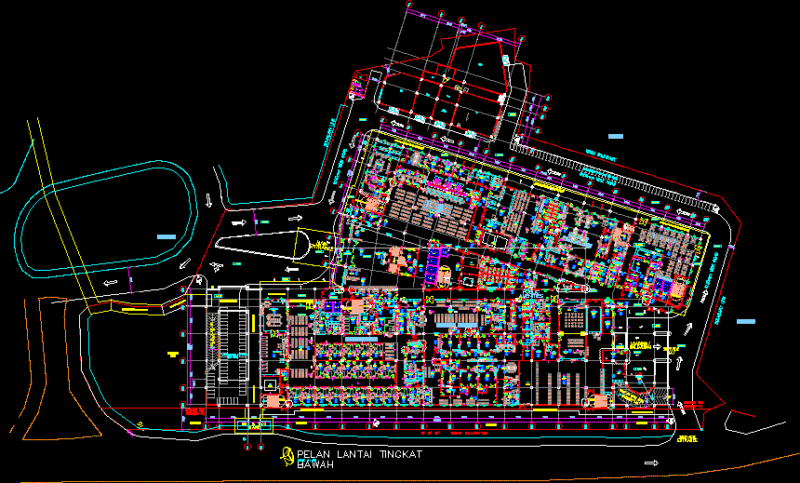 Hospital DWG Plan for AutoCAD