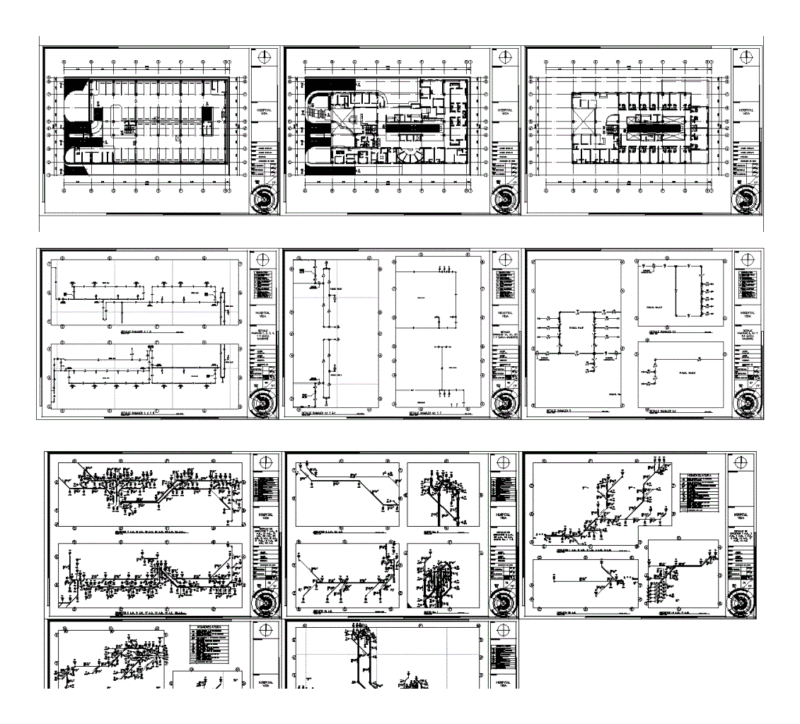 Hospital DWG Block for AutoCAD