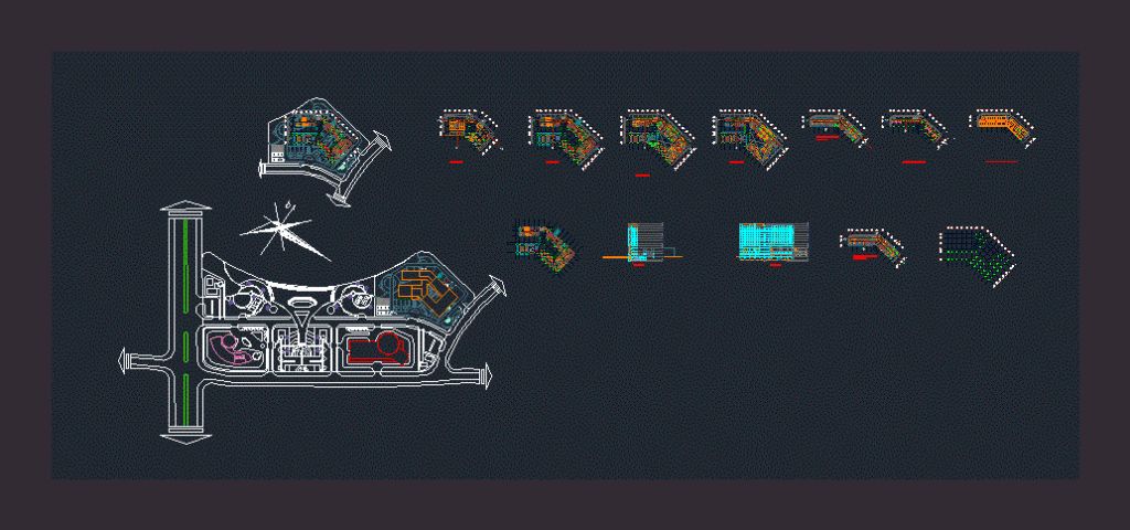 Hospital DWG Plan for AutoCAD