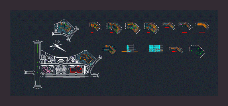 Hospital DWG Plan for AutoCAD