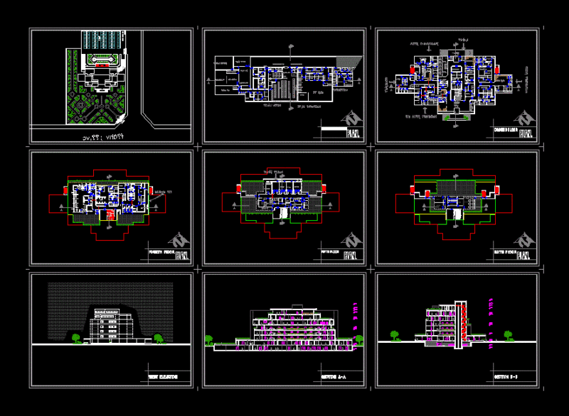 Hospital DWG Full Project for AutoCAD