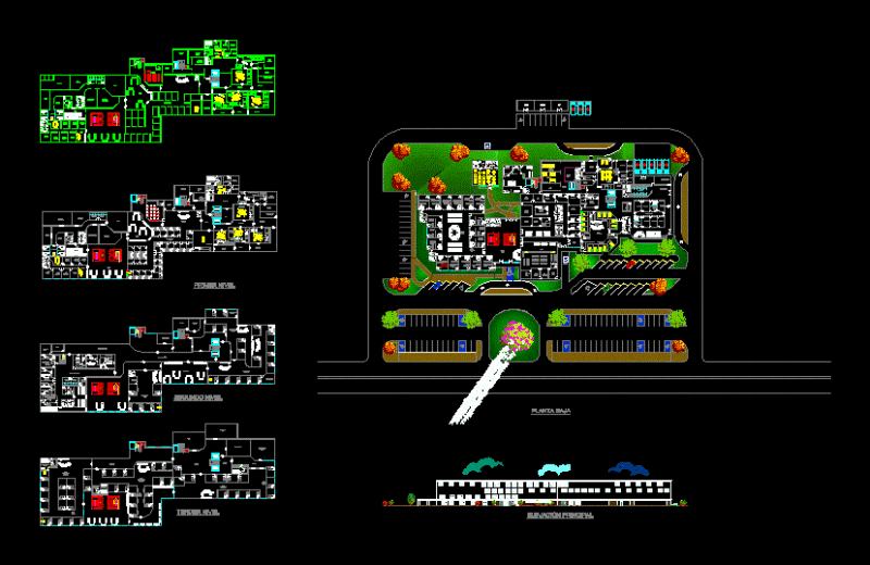 Hospital DWG Full Project for AutoCAD