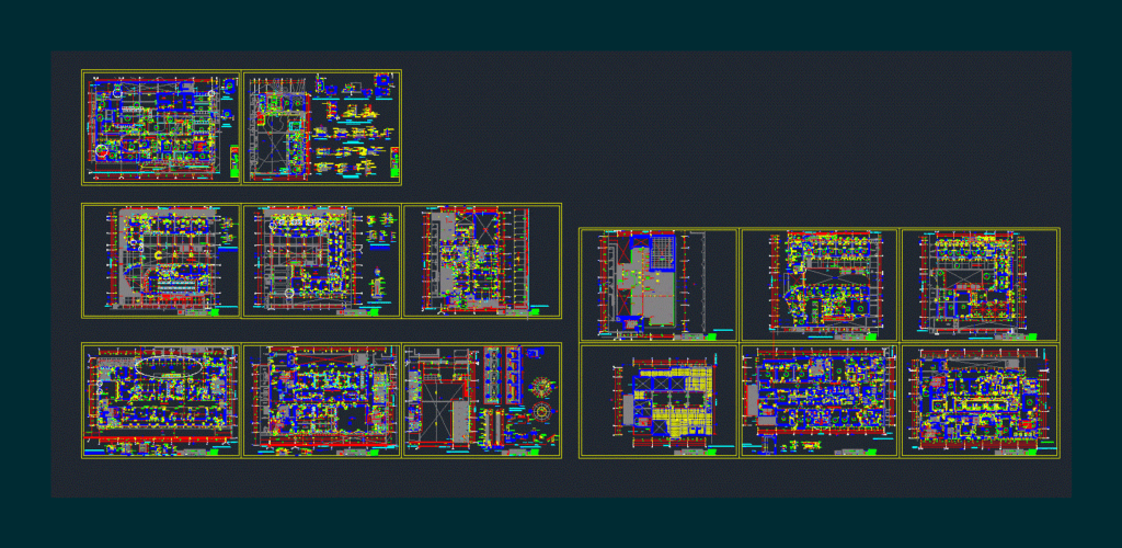 Hospital DWG Plan for AutoCAD